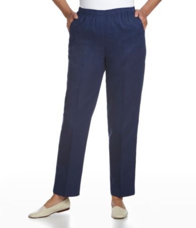 Allison Daley Mock-Fly Pull-On Pants
