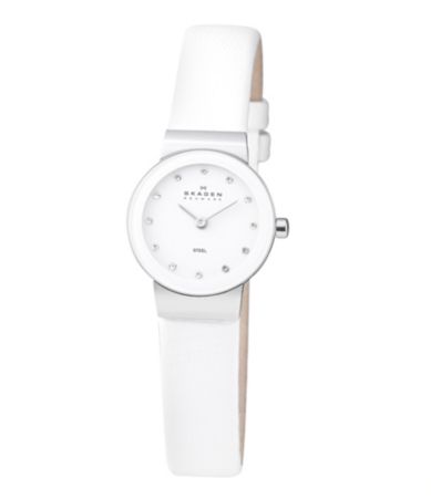 Skagen White Dial Glitz Watch $95.00