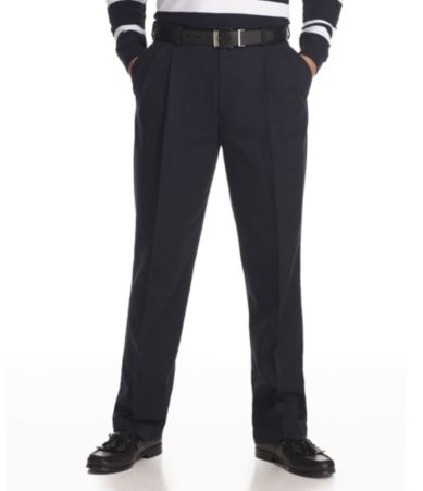 Roundtree & Yorke Big & Tall Pleated Expander Chino Pants