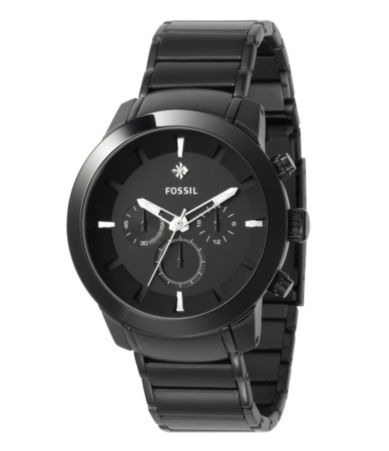 Fossil Black Chronograph Watch  Dillards 