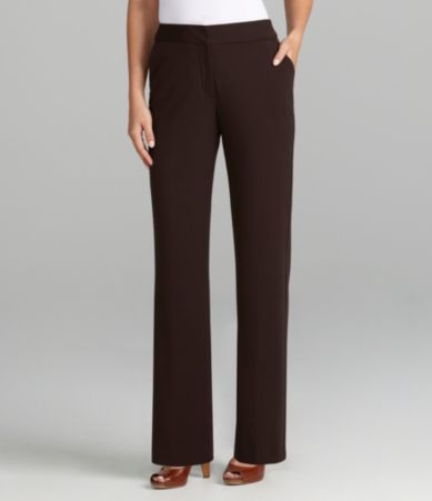 Investments Petite PARK AVE fit Patterned Straight-Leg Pants