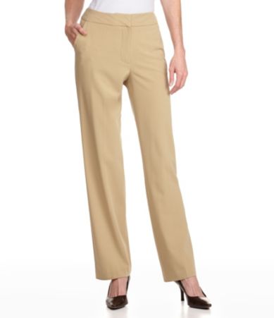 Investments Petite PARK AVE fit Patterned Straight-Leg Pants