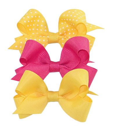 Copper Key Grosgrain Minibow Set