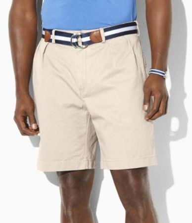 Polo Ralph Lauren Big & Tall Tyler Pleated Chino Shorts