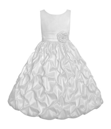 American Princess 7 12 Satin Pucker Dress $45.00