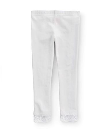 Copper Key 2T-6X  Lace-Hem Capri Leggings