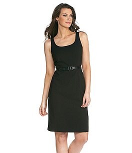 Mix by Tahari Belted Dress