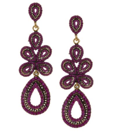 Anna & Ava Ornate Linear Statement Earrings