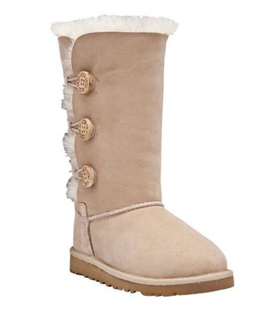 UGG Australia Girls Bailey Button Triplet Boots