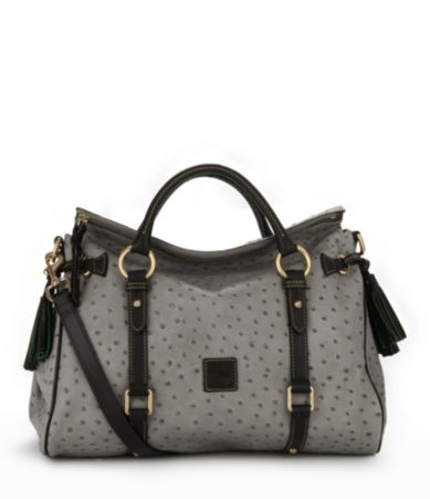 Dooney & Bourke Ostrich-Embossed Florentine Satchel