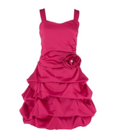 Ruby Rox 7-16 Flower-Detail Satin Pickup Dress | Dillards.com