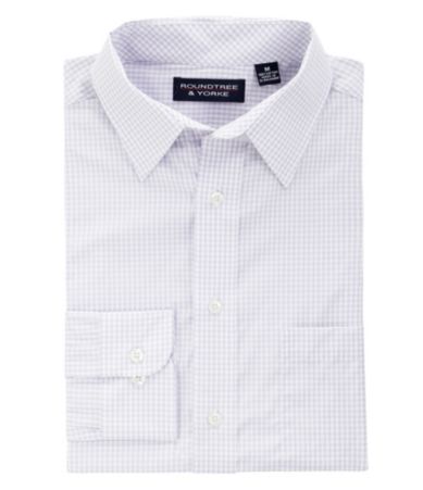 Roundtree & Yorke Silky Finish Check Sportshirt