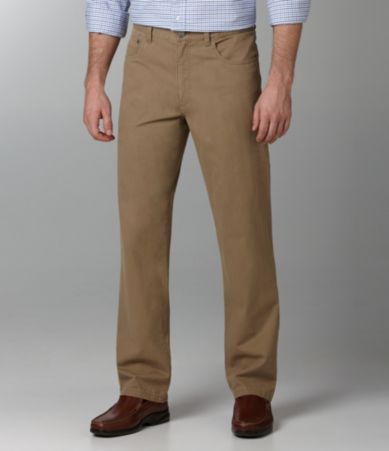 Roundtree & Yorke Straight-Fit Broken-In 5-Pocket Chinos
