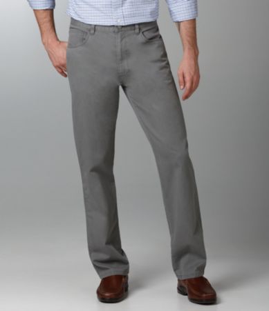 Roundtree & Yorke 5-Pocket Straight-Fit Twill Pants