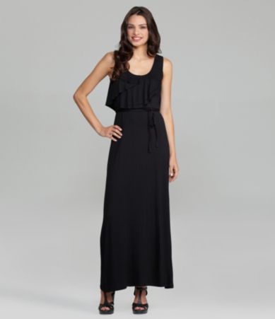Calvin Klein Ruffle Overlay Maxi Dress