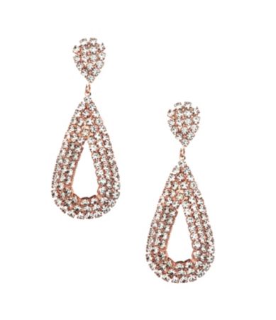 Cezanne Crystal Teardrop Earrings