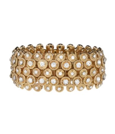 Natasha Accessories Crystal Stretch Bracelet $38.00