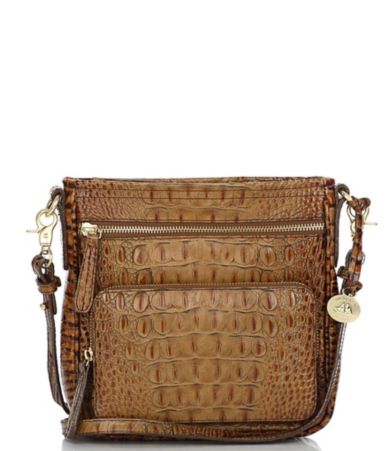 Brahmin Toasted Almond Collection Cleo Cross-Body Bag