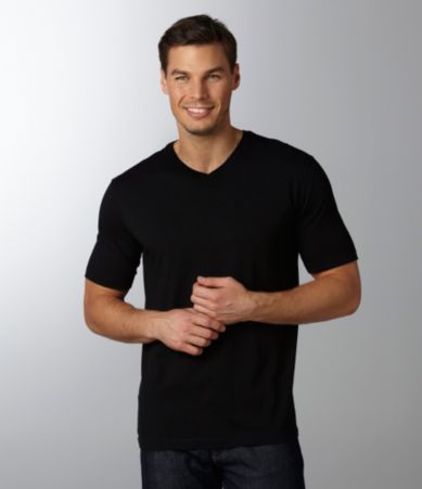 Roundtree & Yorke Solid V-Neck Tee