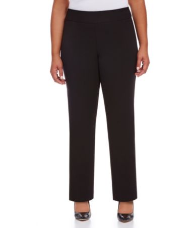 Investments II PARK AVE fit Straight-Leg Pants