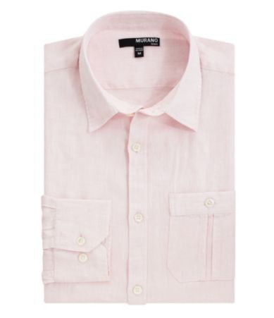 Murano Solid Linen Shirt