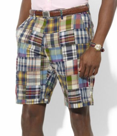 Polo Ralph Lauren Madras Patchwork Shorts $98.00