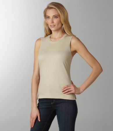 Westbound Double-Collar Sleeveless Tank Top