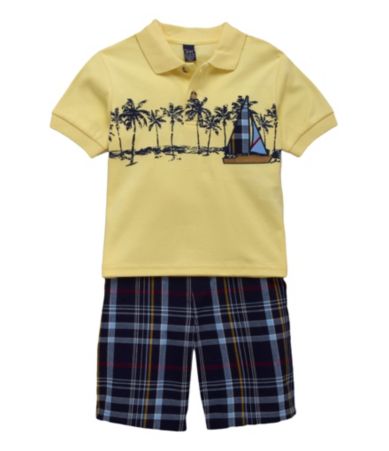 Class Club 2T 7 2 Piece Sailboat Short Set $24.99