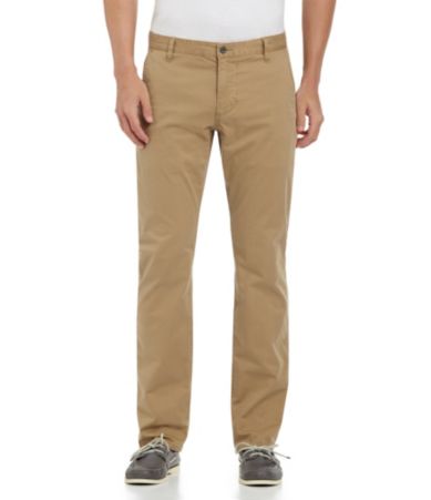 Dockers Alpha Khaki D1 Slim-Fit Flat-Front Pants