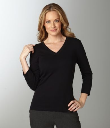 Jones New York Sport V-Neck Top