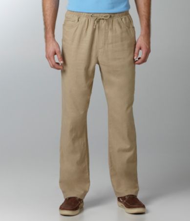 Cremieux Linen-Blend Drawstring Pants
