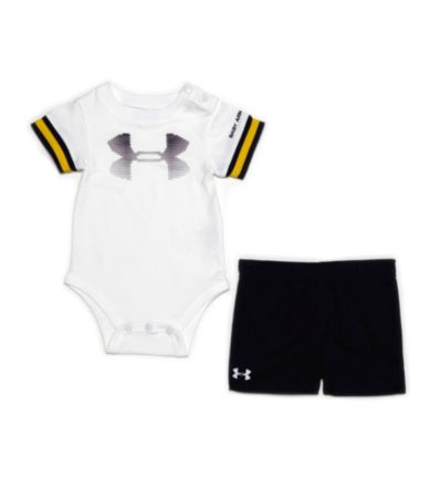 Under Armour Newborn Strength Bodysuit & Shorts Set