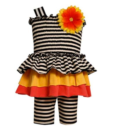 Bonnie Baby Newborn Mixed Print Knit Top & Shorts Set $19.99