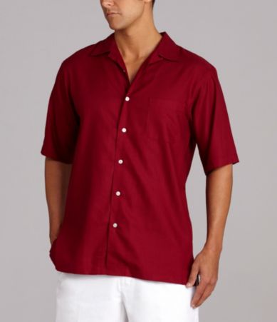 Daniel Cremieux Signature Solid Dobby Camp Shirt