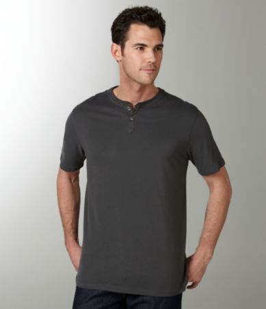 Roundtree & Yorke Casuals Solid Jersey Henley Tee