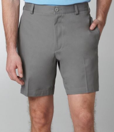 Roundtree & Yorke Easy Care Twill Flat-Front Side Elastic Shorts