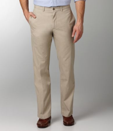 Roundtree & Yorke Trademark Flat Front Twill Pants