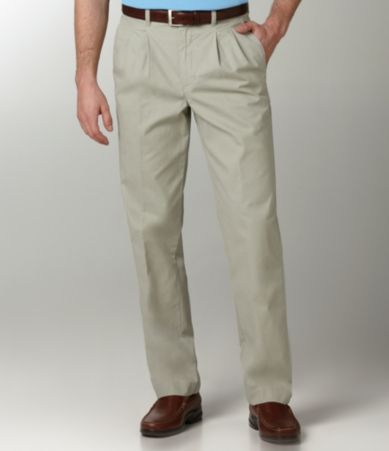 Roundtree & Yorke Trademark Pleated Twill Pants
