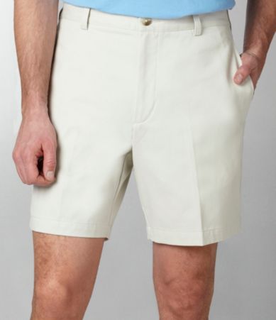 Roundtree & Yorke Big & Tall Easy Care Twill Flat-Front Side Elastic Shorts