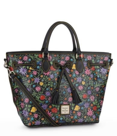 Dooney & Bourke East-West Floral Tassel Shopper