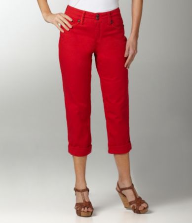 Code Bleu Annette Colored Denim Capri Pants