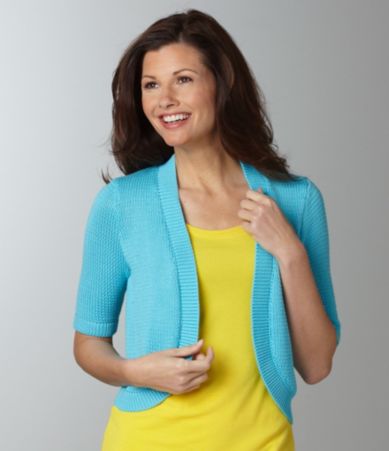 Peter Nygard Petites Open-Front Cardigan