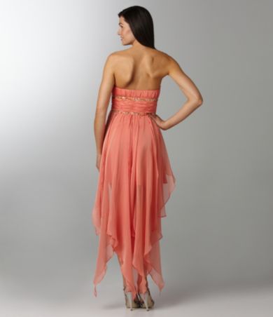 Xscape Strapless Beaded Dress