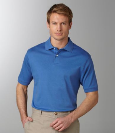 Roundtree & Yorke Big & Tall Luster Soft Solid Pique Polo Shirt