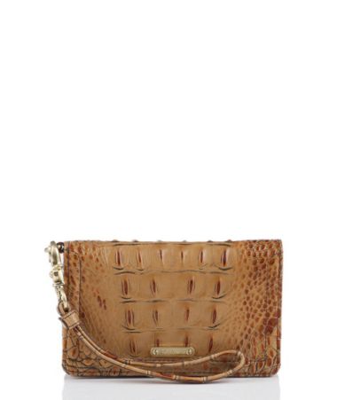 Brahmin Toasted Almond Collection Debi Key Clutch