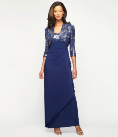 Alex Evenings Bolero Jacket Dress