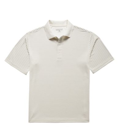 Roundtree & Yorke Performance Striped Polo Shirt
