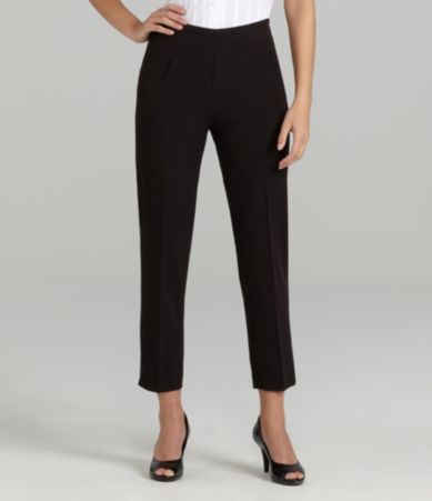Investments Side-Zip Twill Ankle Pants