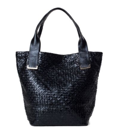Elliott Lucca Intreccio Woven Leather Tote
