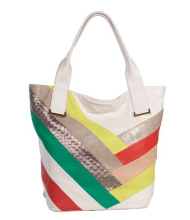 Elliott Lucca Intreccio Woven Leather Tote